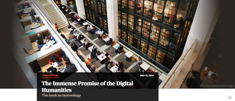 Read more about the article Reading Group: What is the Dark Side of DH?, Wed, March 25, 5pm