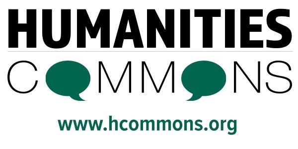 Humanities Commons logo with text icons as the o's and ww.hcommons.org below