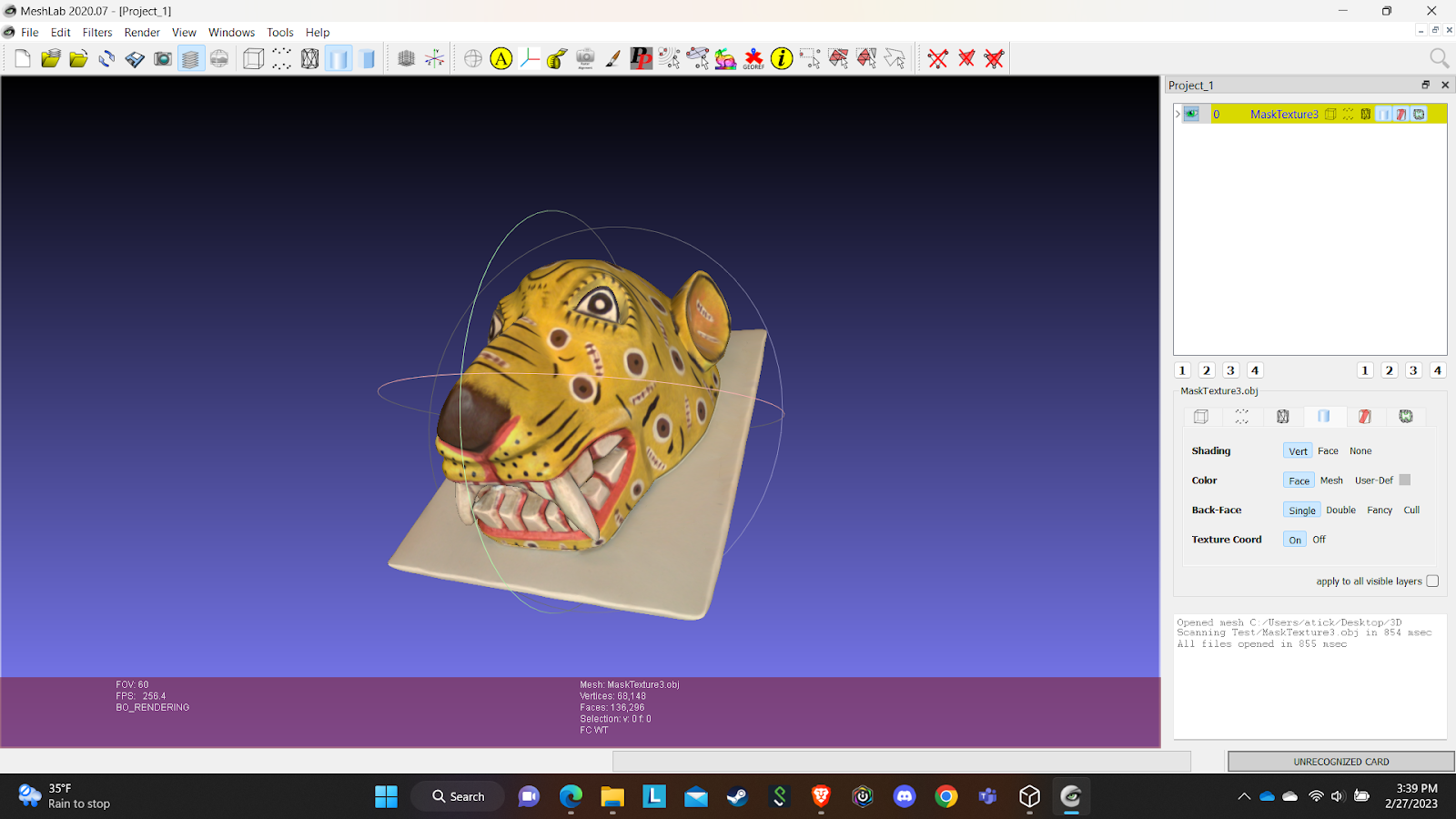Read more about the article Teaching Highlight: 3D Scanning in Learning and Experience in Museums
