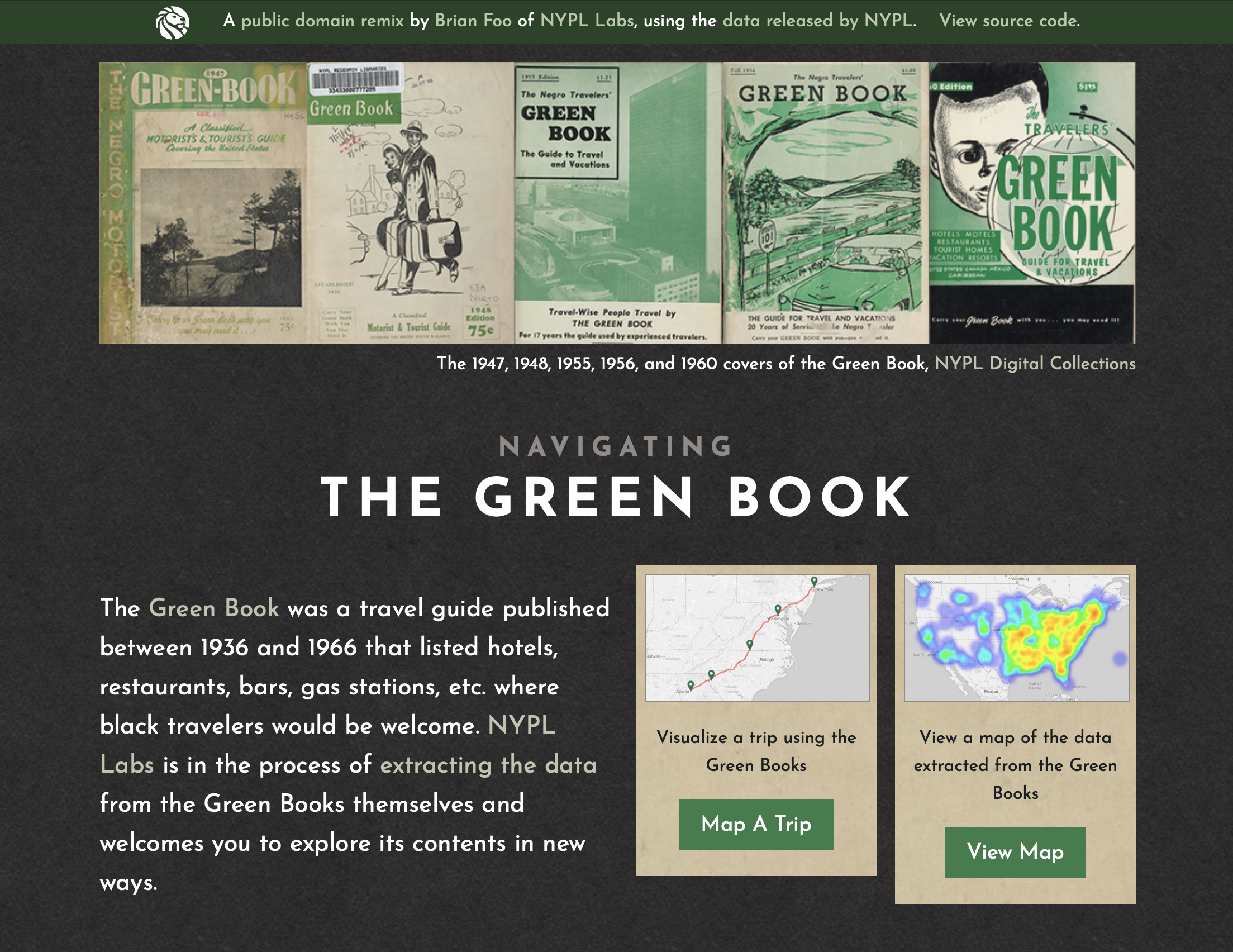 Project Highlight: The Green Book