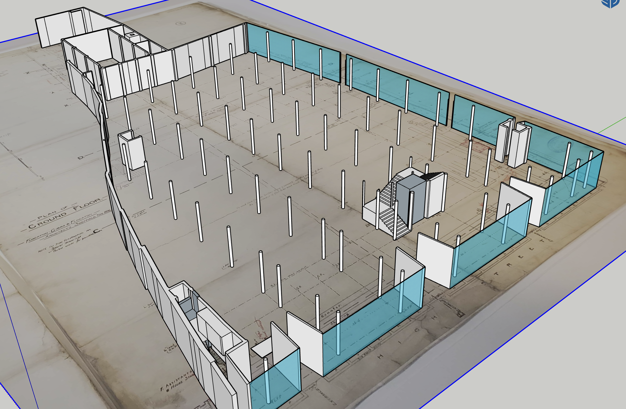 Research Highlight: Marissa Knaak-Rebuilding Departments Stores in SketchUP.